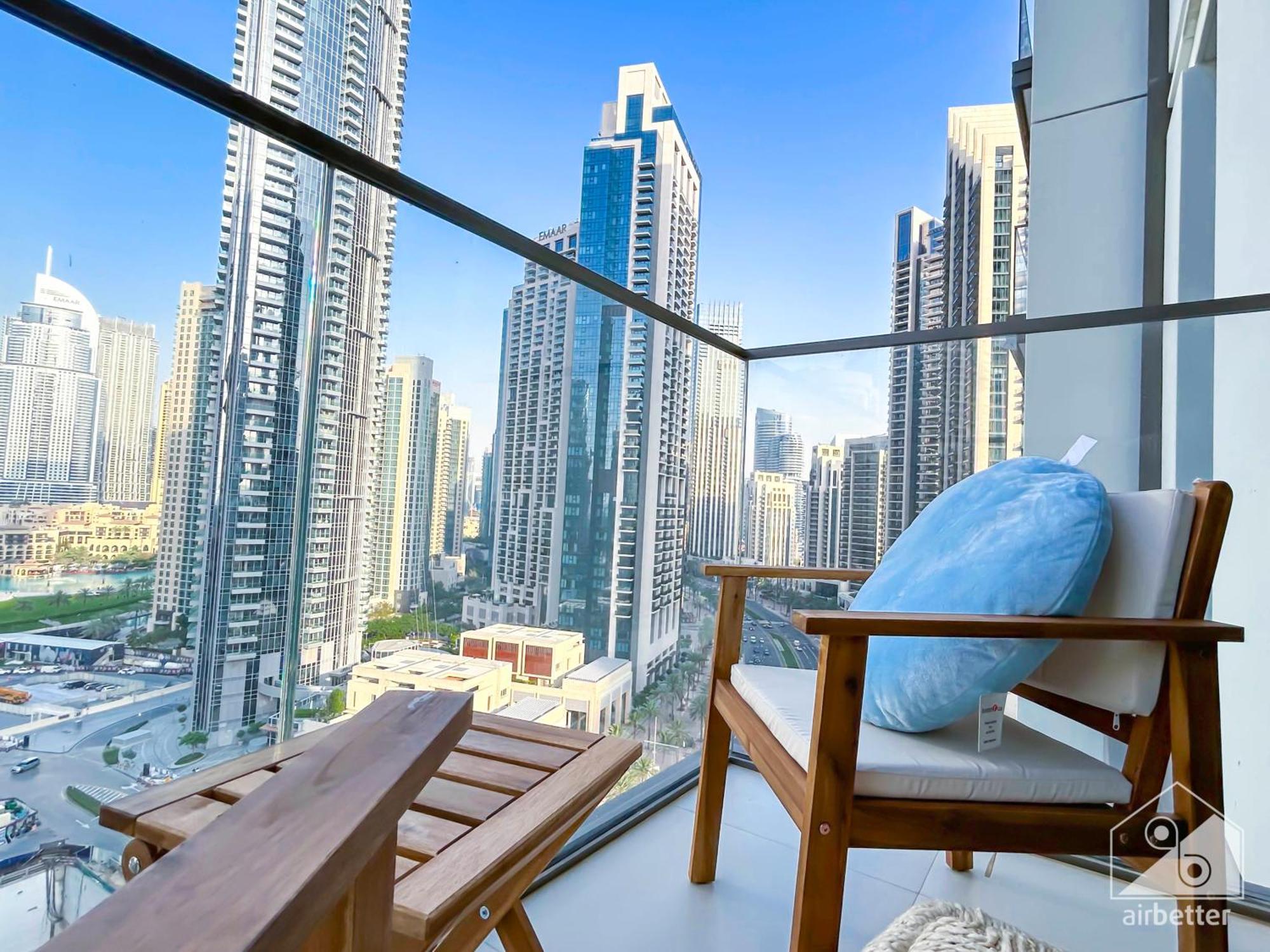Luxury Burj Crown Downtown Balcony & View Апартаменты *